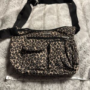 Baggallini Leopard Print Crossbody Bag